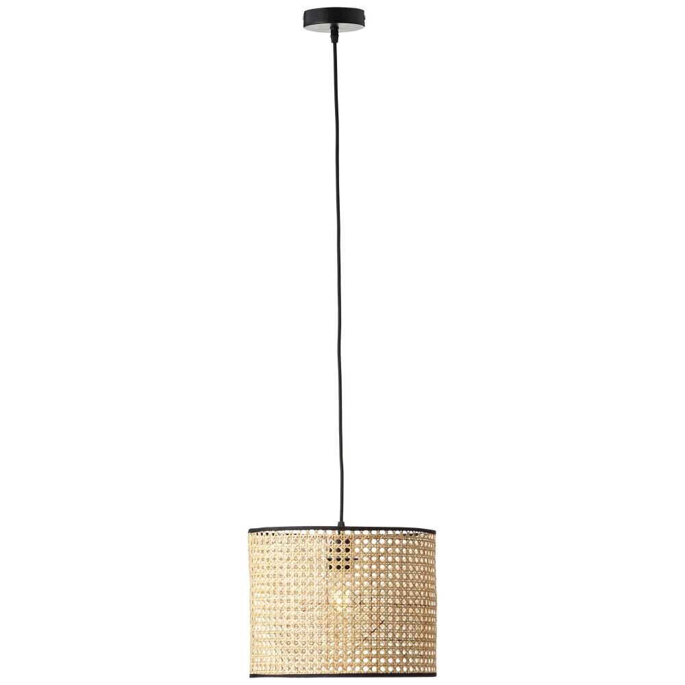 Suspension Brilliant Wiley Noir, 1 lumière main product photo