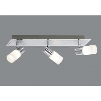 Plafonnier Trio 8214 LED Chrome, 3 lumières