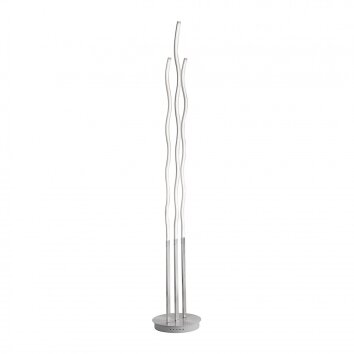 Lampadaire Leuchten Direkt WAVE LED Acier inoxydable, 3 lumières, Télécommandes