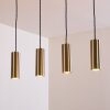 Suspension Zuoz Nickel mat, 4 lumières