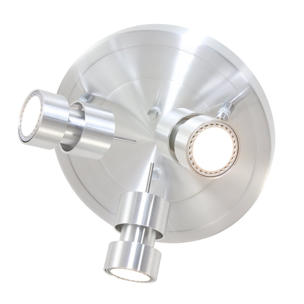 Plafonnier Steinhauer Natasja LED Acier inoxydable, 3 lumières main product photo