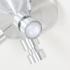 Plafonnier Steinhauer Natasja LED Acier inoxydable, 3 lumières