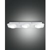 Plafonnier Fabas Luce Swan LED Blanc, 3 lumières