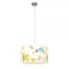 Suspension Brilliant Leuchten Birds Multicolore, Blanc, 1 lumière