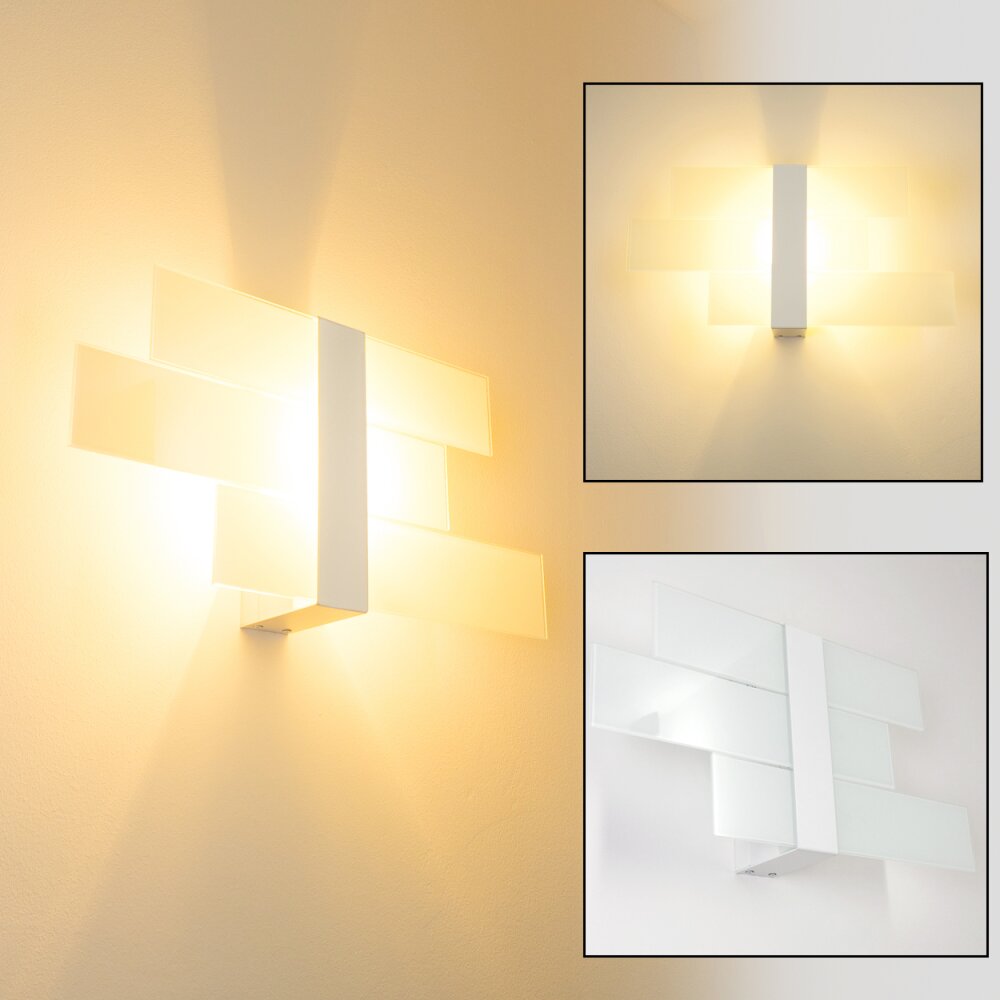 Applique murale Lovikka Blanc, 1 lumière main product photo