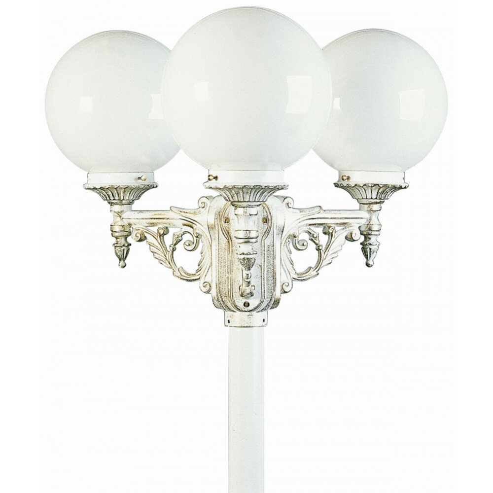 Lampadaire Albert 2050 Or, Blanc, 3 lumières main product photo