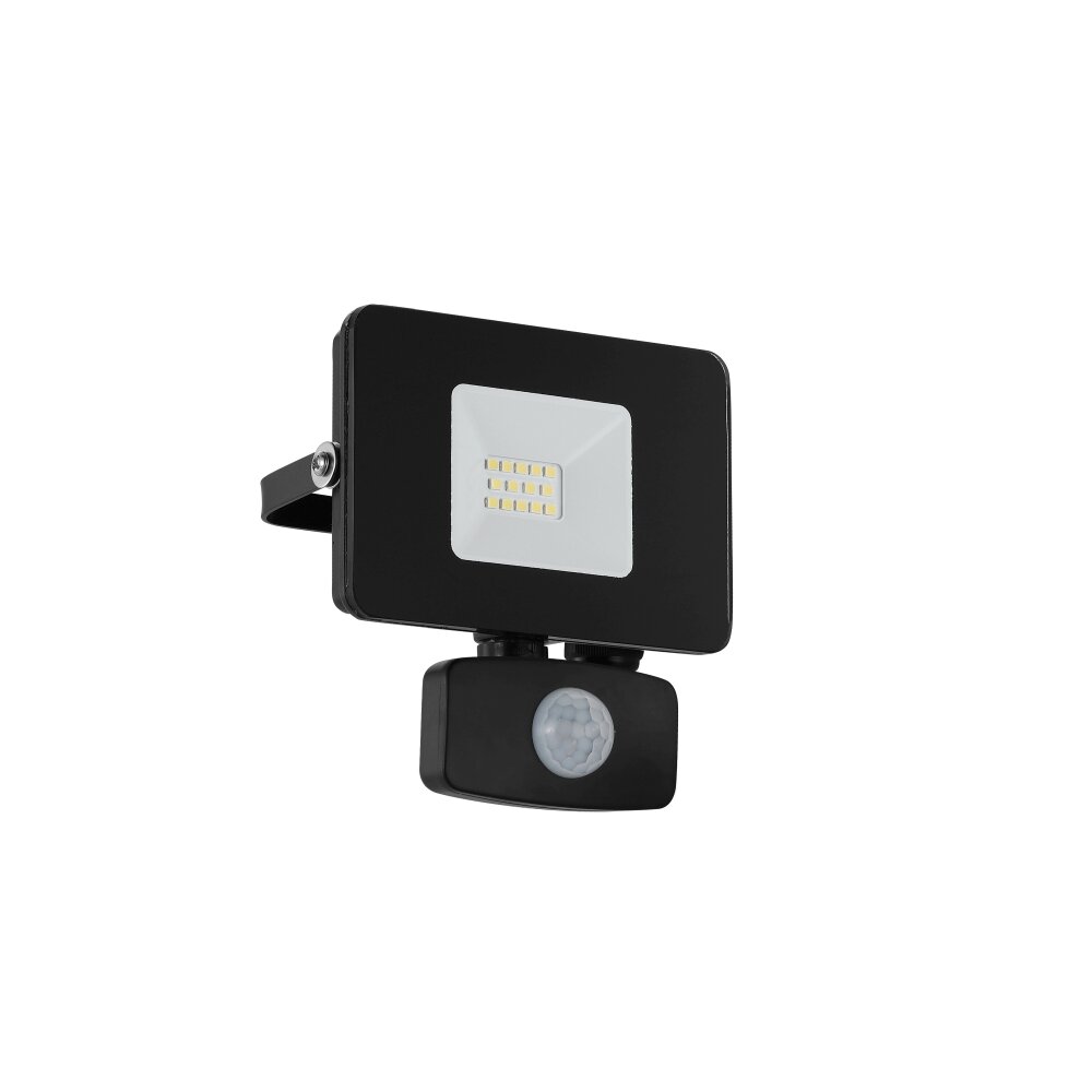 Applique murale d'extérieur Eglo FAEDO LED Noir, 1 lumière, Détecteur de mouvement main product photo