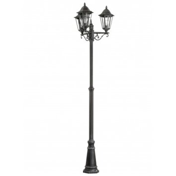 Lampadaire extérieur Eglo NAVEDO Noir, 3 lumières