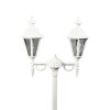 Lampadaire extérieur Konstsmide Pallas Blanc, 2 lumières