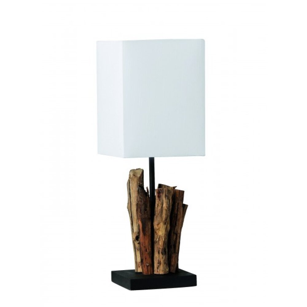 Lampe à poser Paul Neuhaus ABUJA Bois foncé, 1 lumière