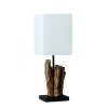 Lampe à poser Paul Neuhaus ABUJA Bois foncé, 1 lumière