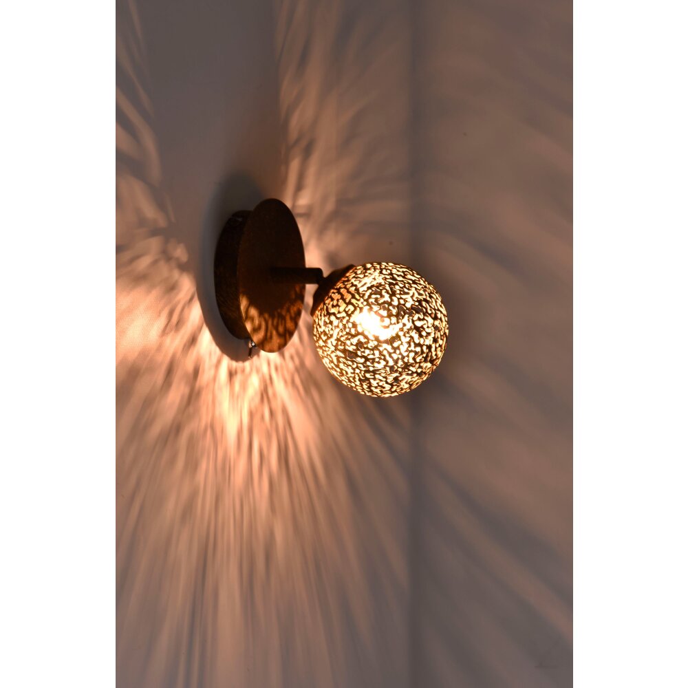 Applique murale Paul Neuhaus GRETA Rouille, 1 lumière main product photo