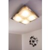 Plafonnier Eglo GUADIANO LED Nickel mat, 4 lumières