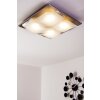Plafonnier Eglo GUADIANO LED Nickel mat, 4 lumières