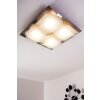 Plafonnier Eglo GUADIANO LED Nickel mat, 4 lumières