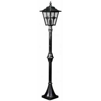 Lampadaire extérieur Albert 4136 Noir, Argenté, 1 lumière