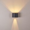 Applique murale Badajoz LED Anthracite, 1 lumière