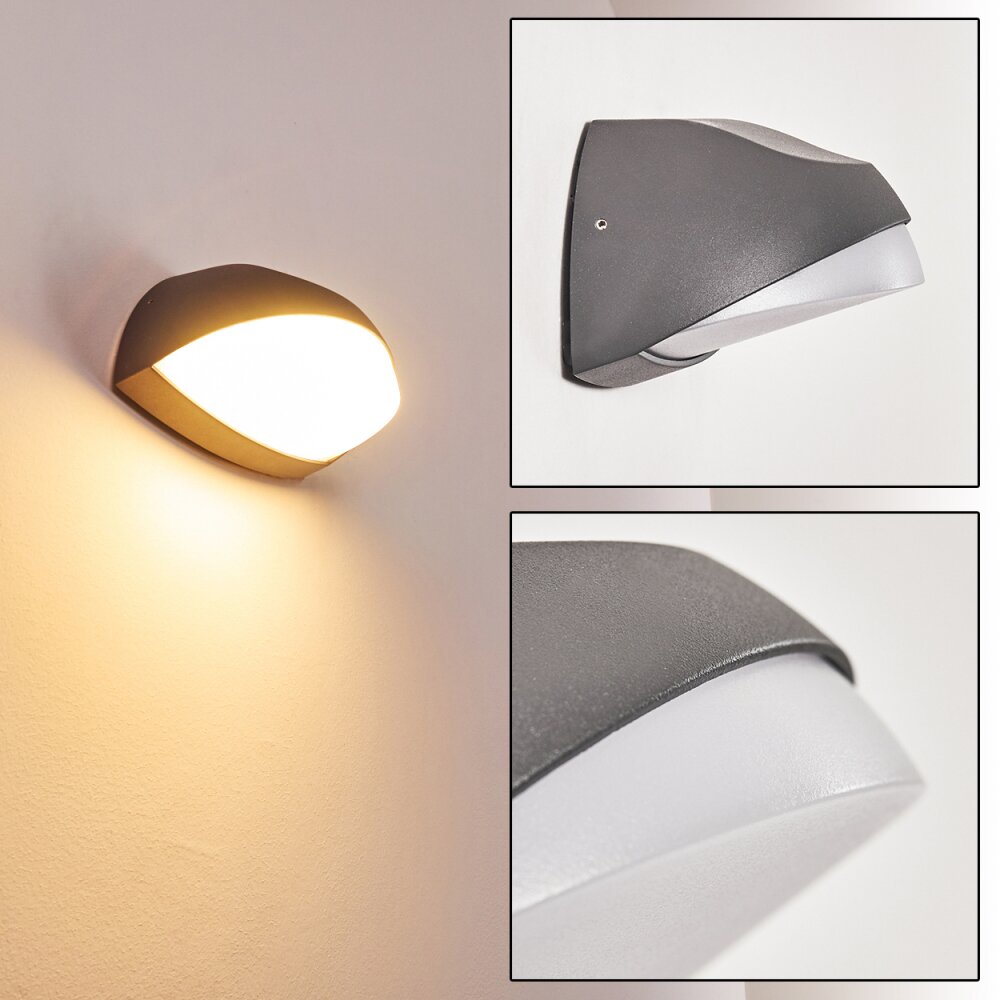 Applique murale d'extérieur Tanguro LED Noir, 1 lumière main product photo