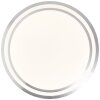 Plafonnier Brilliant Vilma LED Argenté, Blanc, 1 lumière, Télécommandes, Changeur de couleurs