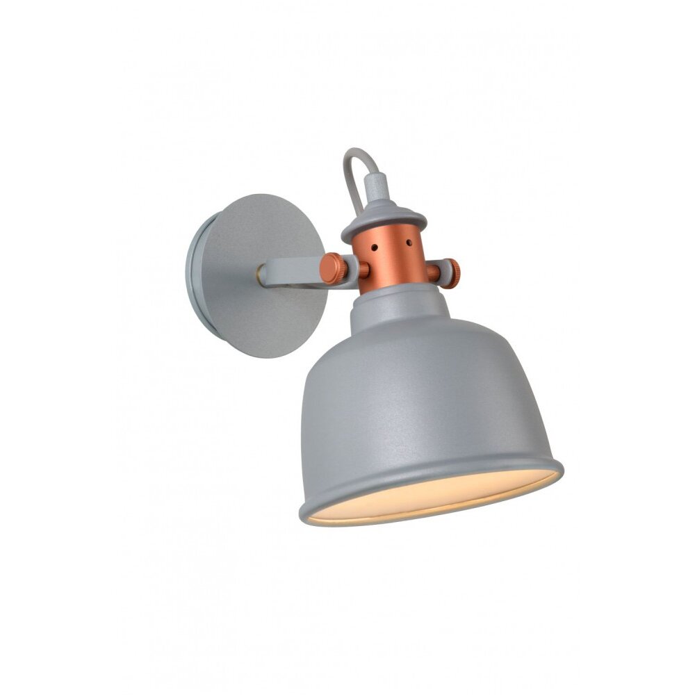 Applique murale Lucide TJOLL Gris, 1 lumière main product photo