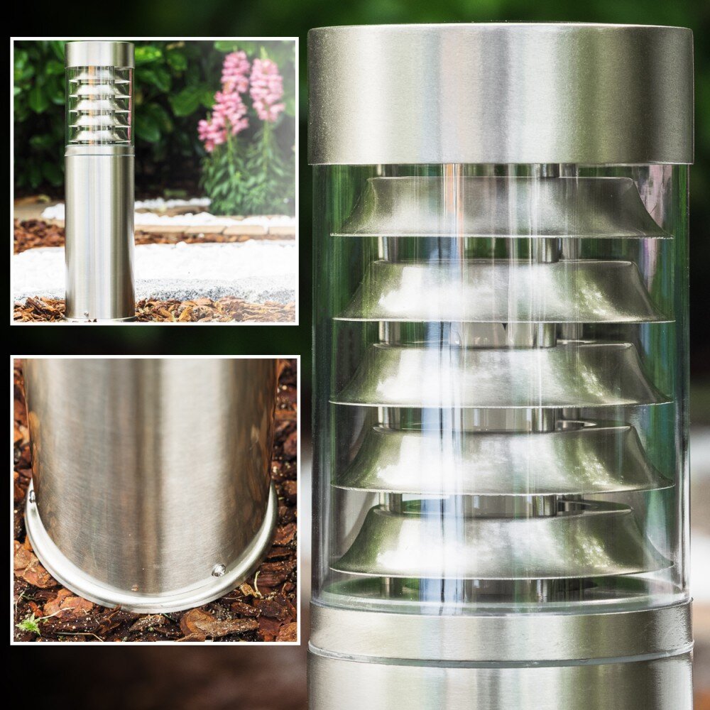 Lampadaire d'extérieur Dakar Acier inoxydable, 1 lumière main product photo