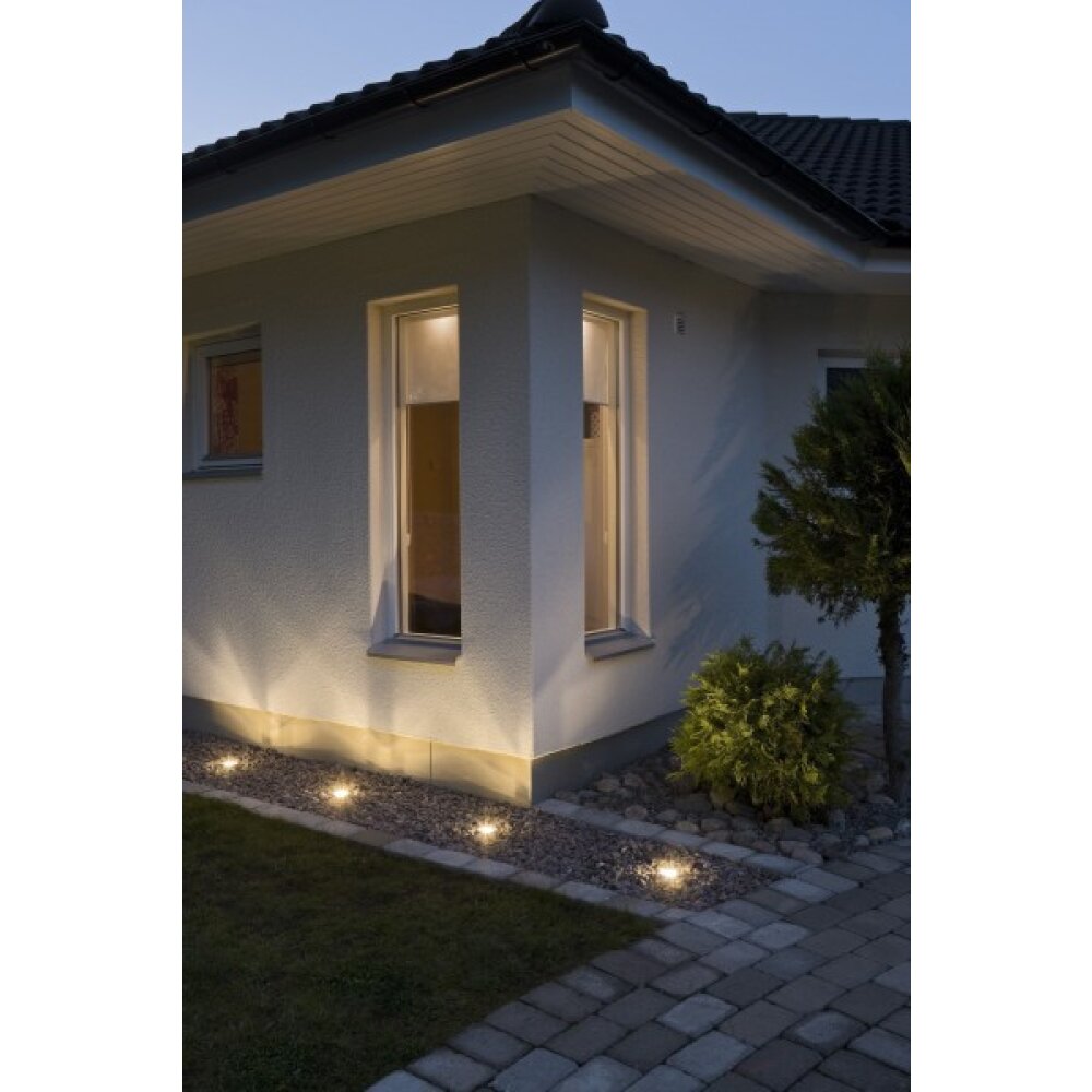 Spot encastrable au sol Konstsmide LED Aluminium, 3 lumières main product photo
