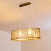 Suspension Timmele Bois clair, 2 lumières