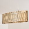 Suspension Timmele Bois clair, 2 lumières