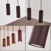 Suspension Zuoz Rouille, 4 lumières