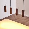 Suspension Zuoz Rouille, 4 lumières