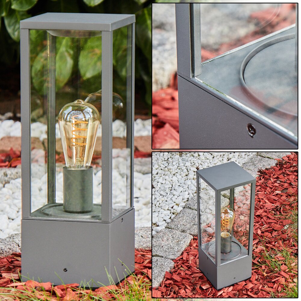 Borne lumineuse Kiwalik Anthracite, 1 lumière main product photo