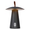 Lampe de table Lucide LA DONNA Anthracite, 1 lumière