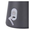 Lampe de table Lucide LA DONNA Anthracite, 1 lumière