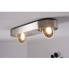 Plafonnier Granada LED Nickel mat, 2 lumières