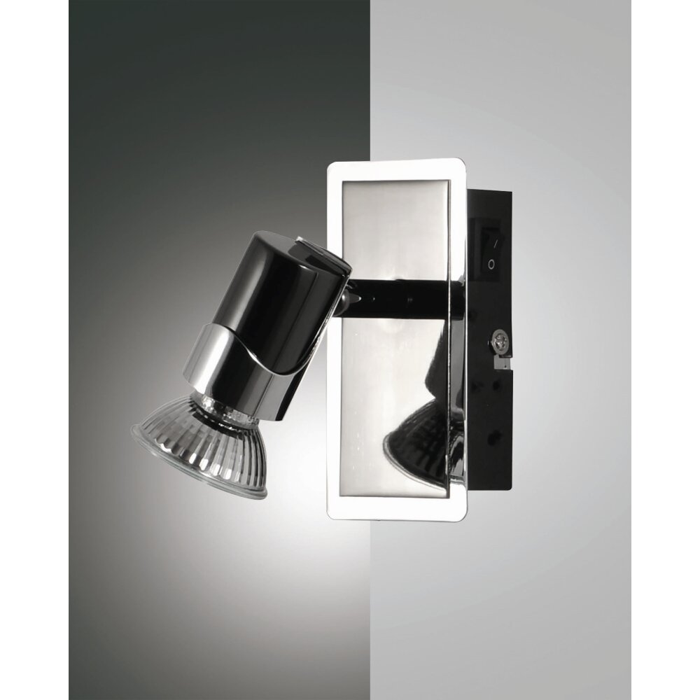 Plafonnier Fabas Luce Alice Chrome, Noir, 1 lumière main product photo