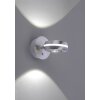 Applique murale Trio Leuchten VISTA LED Nickel mat, 2 lumières, Télécommandes, Changeur de couleurs