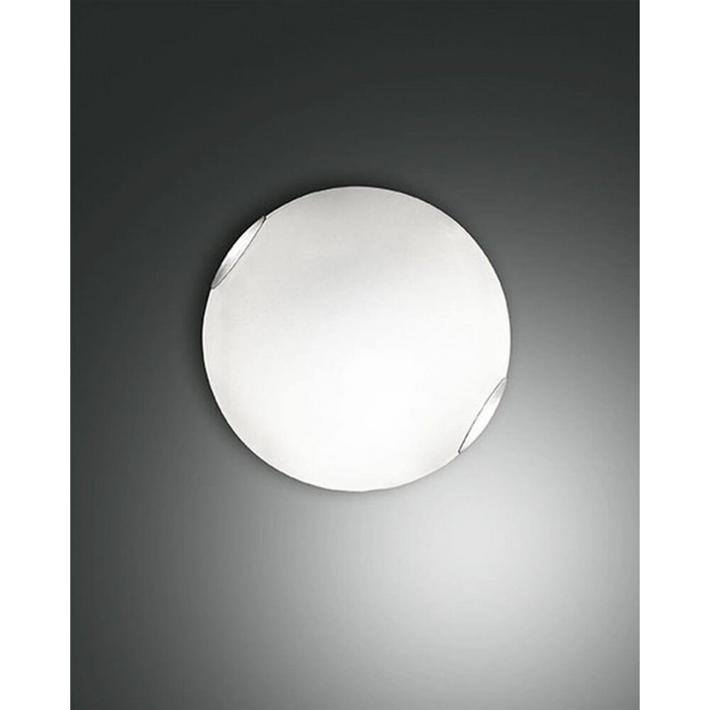 Plafonnier Fabas Luce FOX Nickel mat, 1 lumière main product photo