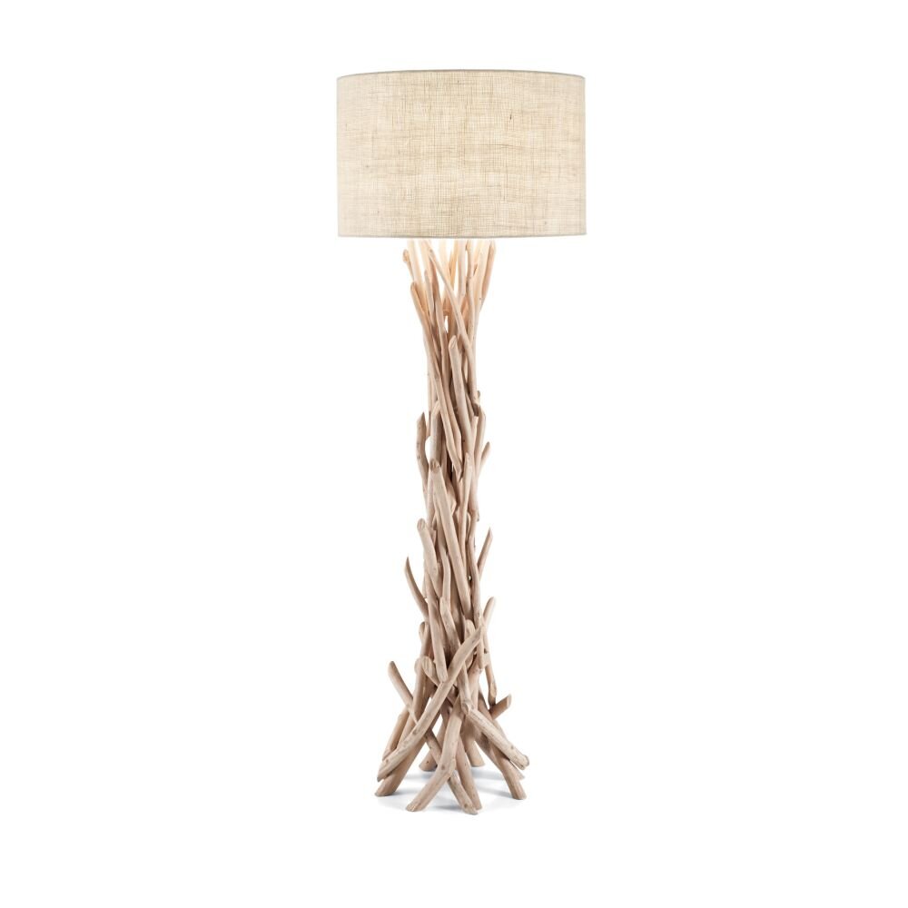 Lampadaire Ideal Lux DRIFTWOOD Bois clair, 1 lumière main product photo