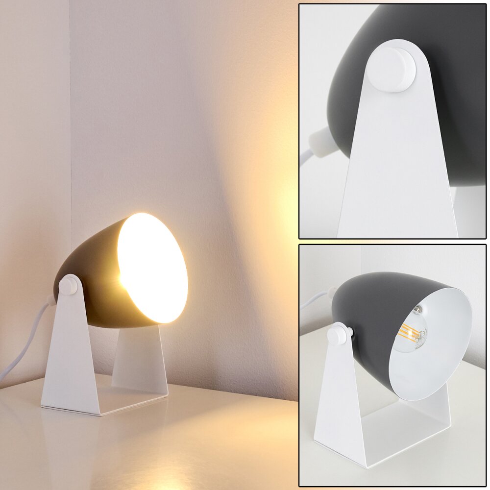 Lampe à poser Takeda Blanc, 1 lumière main product photo