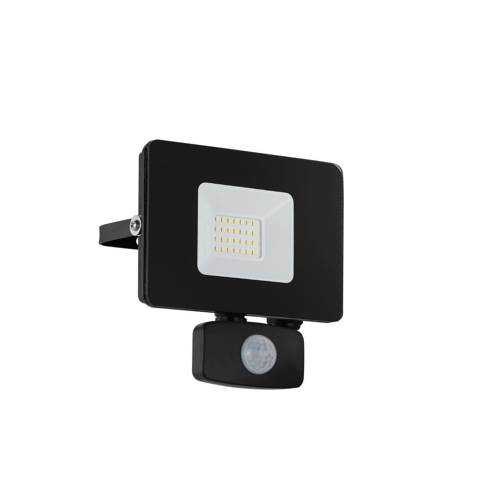 Applique murale d'extérieur Eglo FAEDO LED Noir, 1 lumière, Détecteur de mouvement main product photo