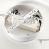 Plafonnier Chute LED Blanc, 45 lumières