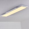 Plafonnier Salmi LED Blanc, 1 lumière, Télécommandes, Changeur de couleurs