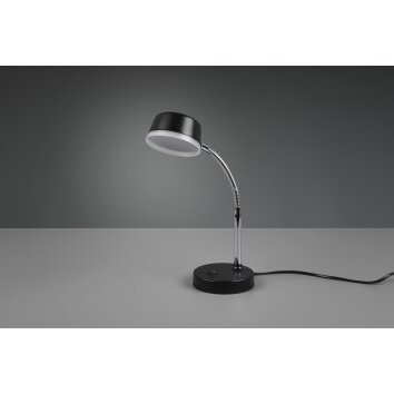 Lampe de table Reality Kiko LED Noir, 1 lumière