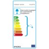 Caserta Lampadaire, Eclairage de chemin couleur acier inoxydable, 1 lumière