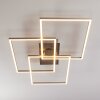 Plafonnier Cheka LED Aluminium, 3 lumières, Télécommandes