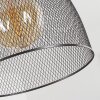 Suspension Wesa Brun foncé, Nickel mat, 1 lumière