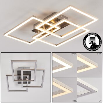 Plafonnier Cheka LED Aluminium, 3 lumières