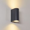 Applique murale Kingstown LED Anthracite, 1 lumière