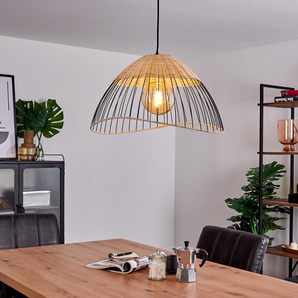 Suspension Shalo Noir, 1 lumière main product photo