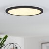 Plafonnier Siguna LED Noir, Blanc, 1 lumière